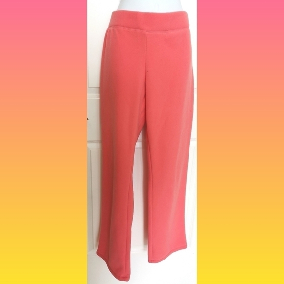 SPORTEK fleece lounge pants peach size M - Picture 7 of 7